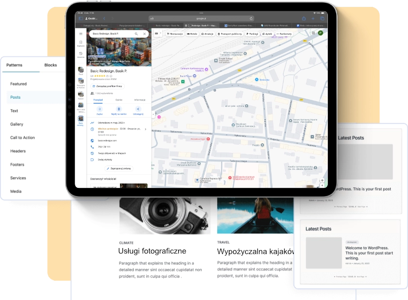 widoczność na mapach Google